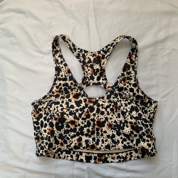 SAGE COLLECTIVE Women’s Inkspot-Print Sports Bra 🌴 - Picture 1 of 5